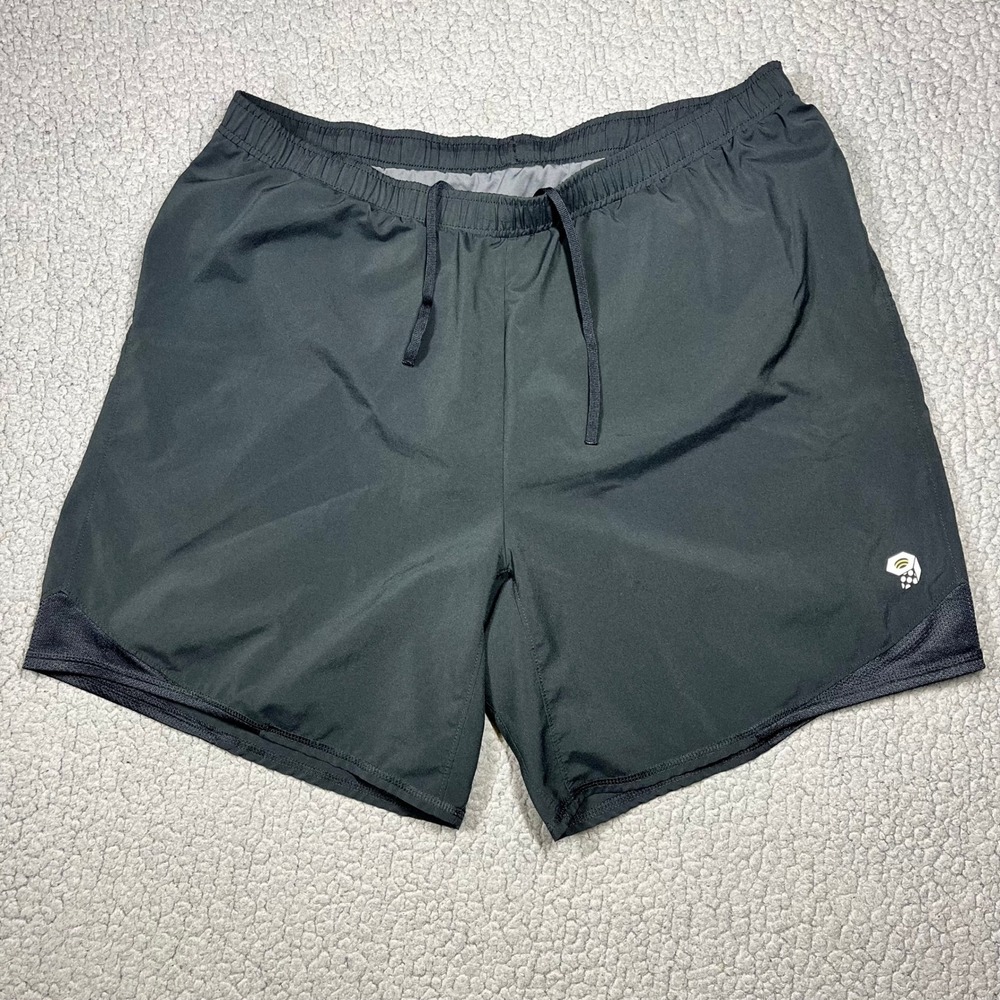 Mountain Hardwear Shorts Men Size L Lined Running Athletic Black Gorpcore